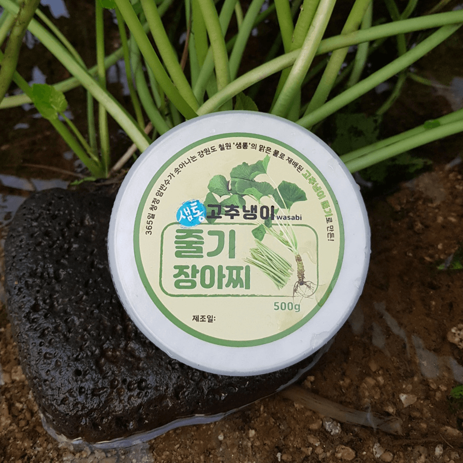 Semtong Gochujaeng-ijulgi-jangajji(山葵の茎の醤油漬け)500g
